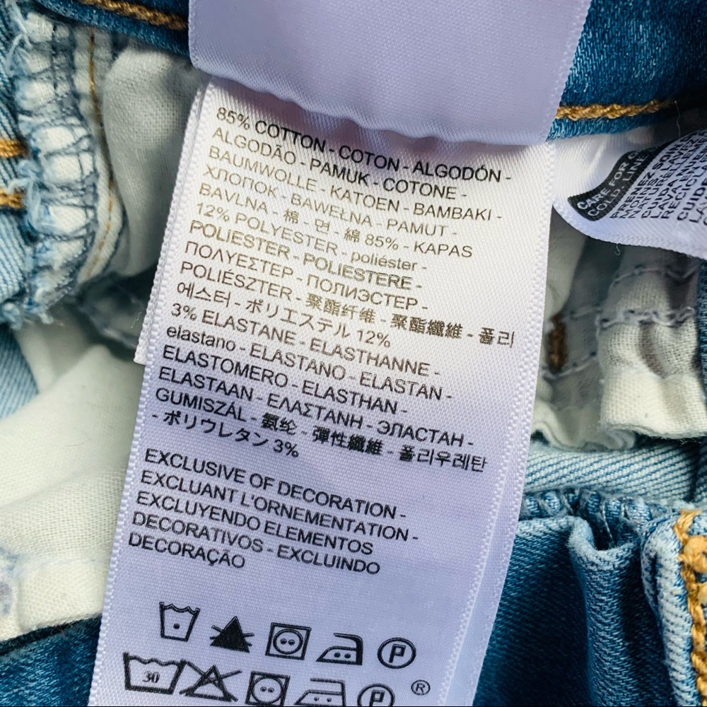 Levi’s 720 High Rise Super Skinny Ripped Jeans - Picture 6 of 8